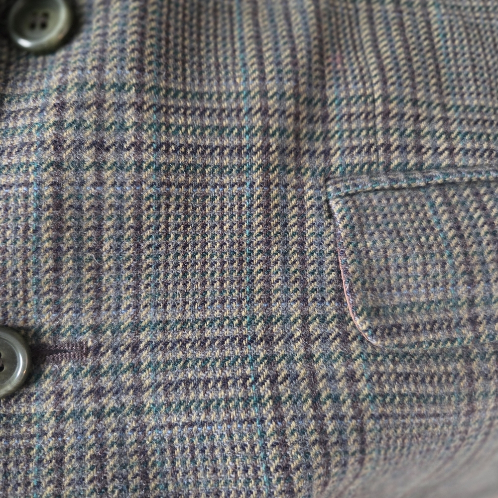100% Lambswool Plaid Sportcoat/Blazer
